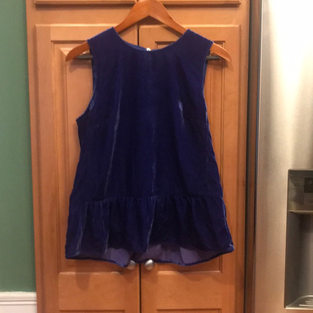 J. Crew velvet tank. Size 4